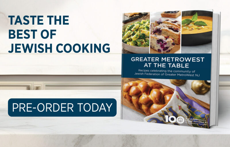 Federation of Greater MetroWest NJ Centennial Cookbook