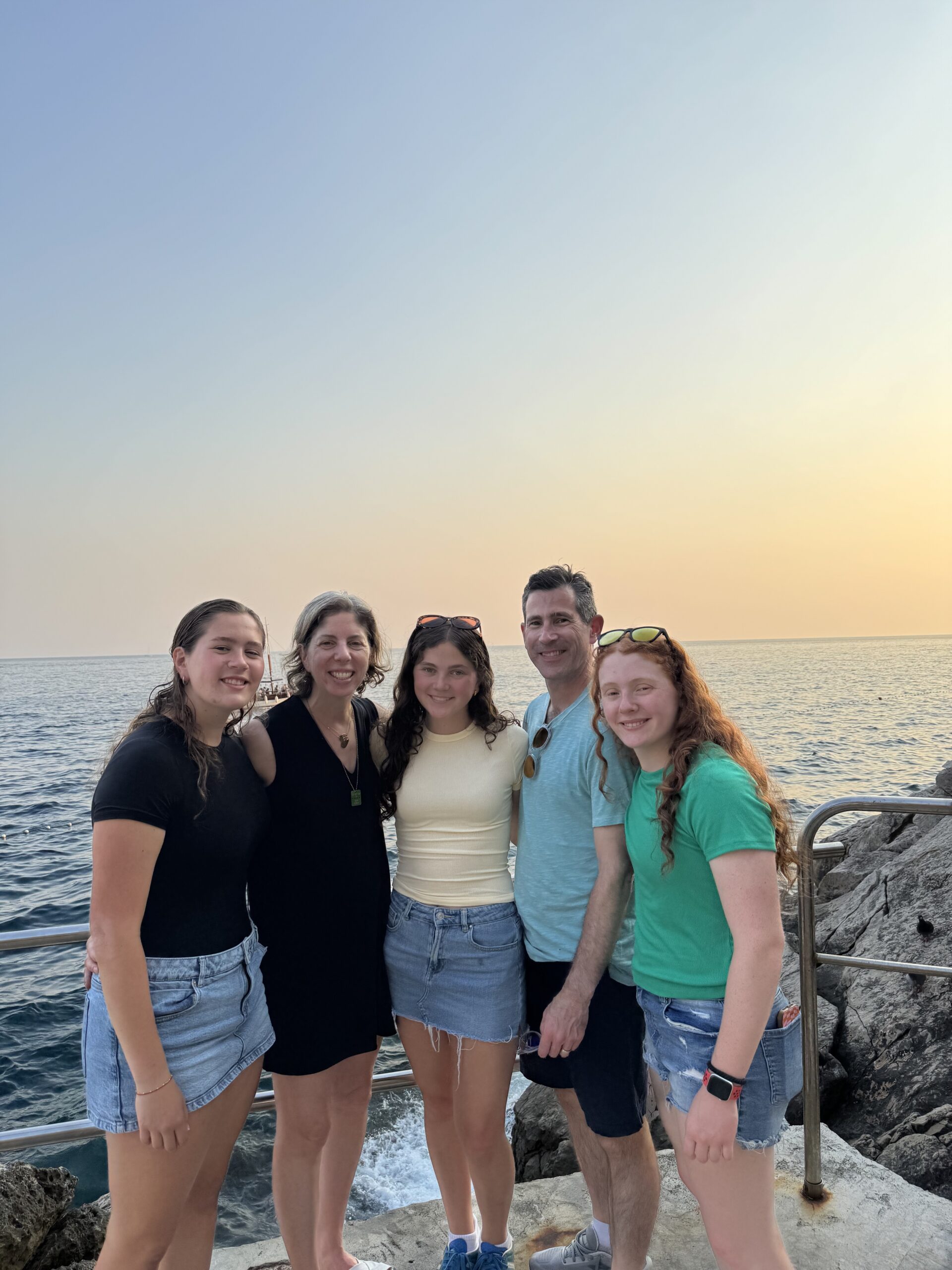 A Diller family, Deb Jacobs with her husband and children.