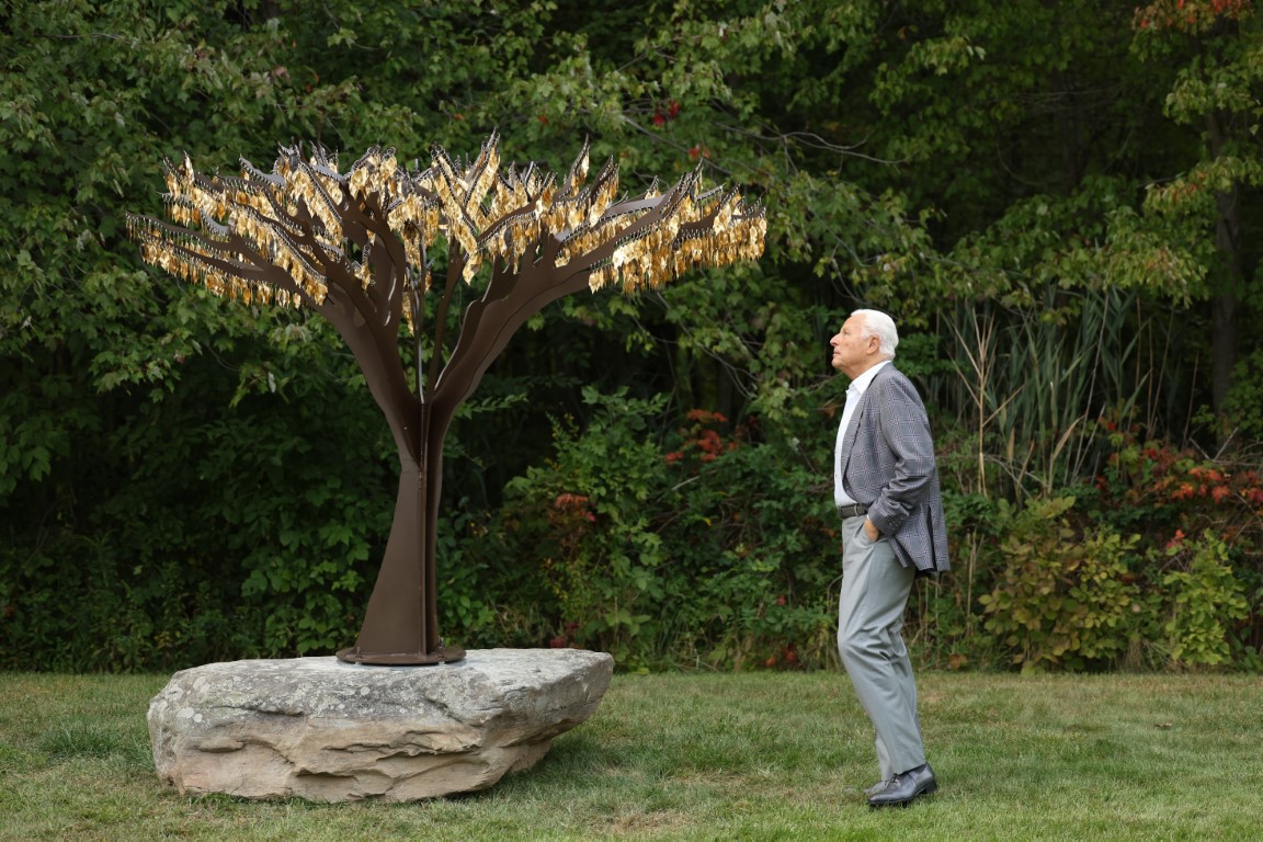 October 7 Tree Sculpture Dedication