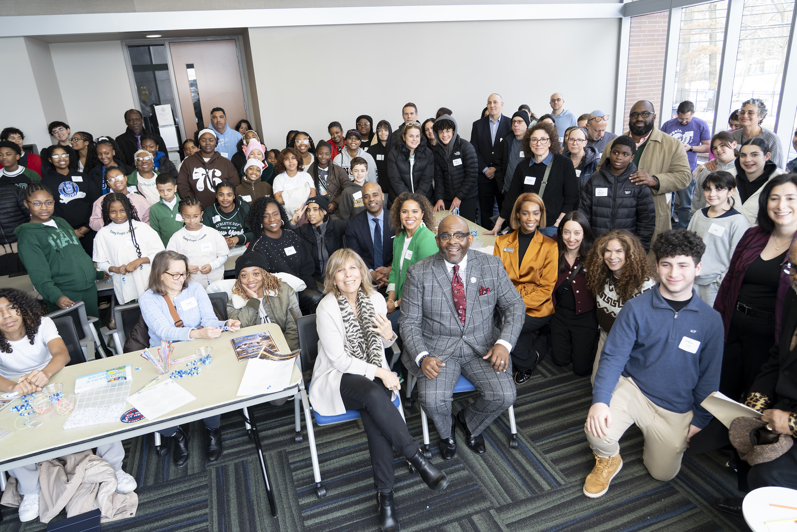 A group photo of participants from our recent MLK Day Of Service opportunity.